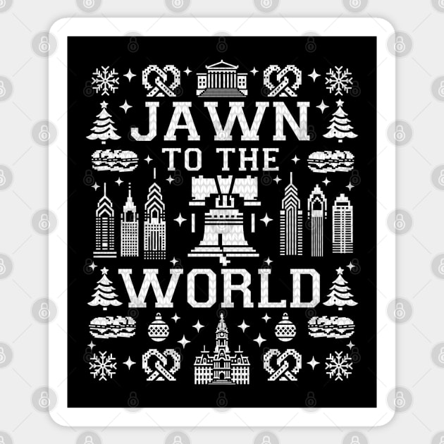 JAWN to the WORLD Philadelphia Fan Philly Favorite Sticker by TeeCreations